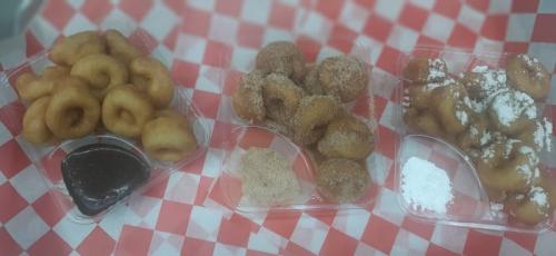 Mini Donuts 6.25 -  plain, powdered or cinnamon 